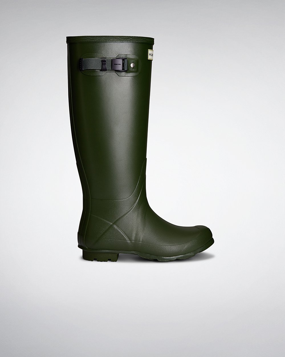 Hunter Mujer Norris Field Neoprene Lined - Botas de Lluvia Verde - 180-EJVRHO